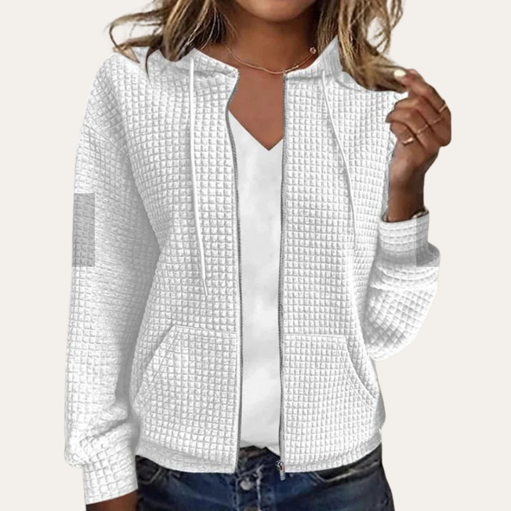 Damen Kapuzenjacke mit Reißverschluss | Vestea