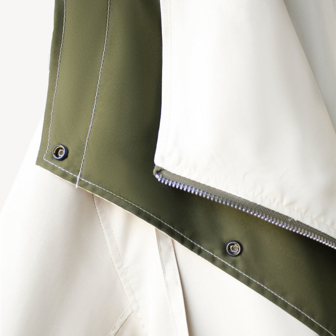 Colorblock Trench Coat für Damen | Vestea