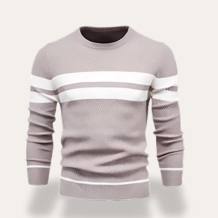 Herren Pullover Rundhals Strick Sweatshirt | Vestea