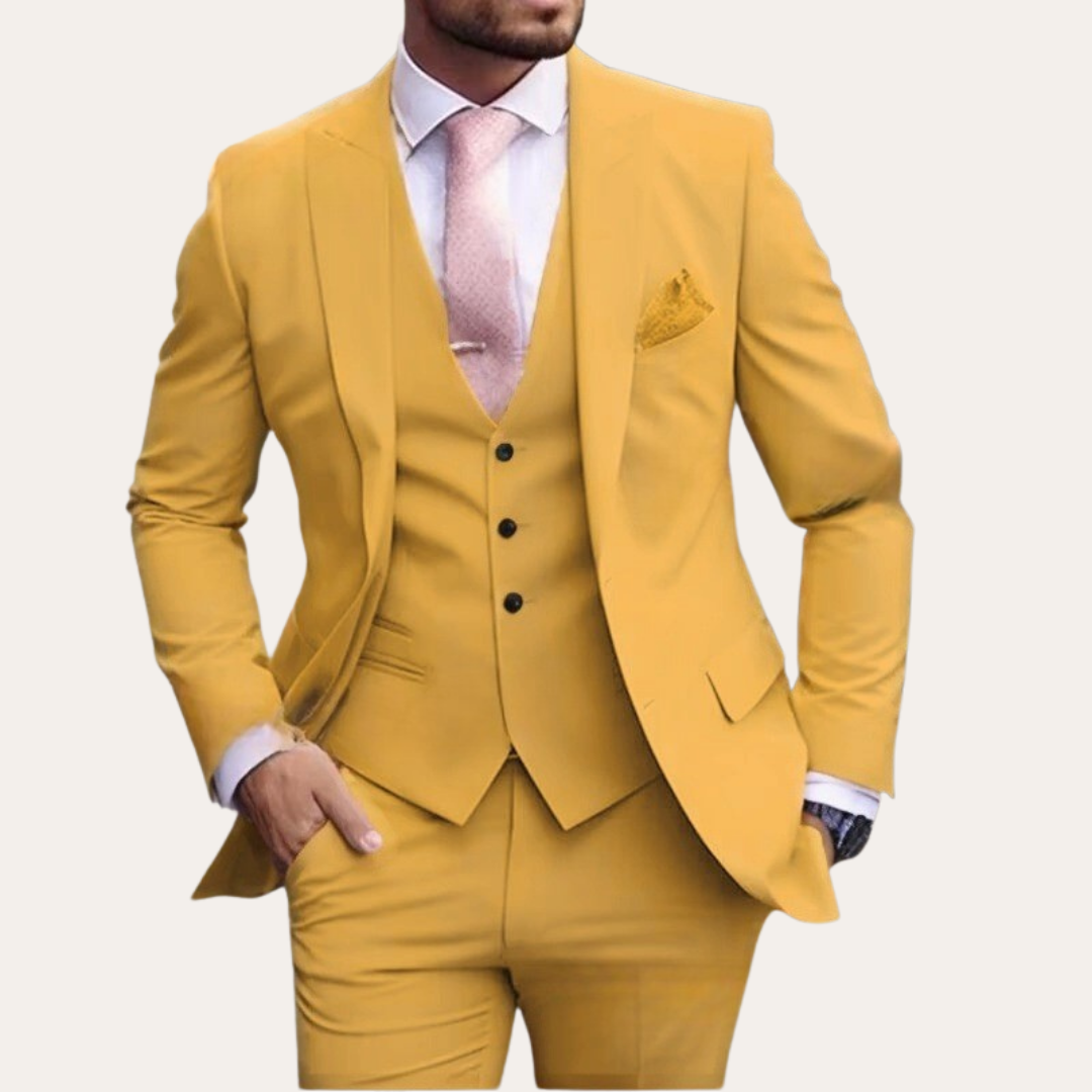 Herren Anzug 3-teilig Slim Fit Business Hochzeit | Vestea