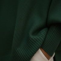 Oversized Wool Coat Structured Collar Autumn Winter