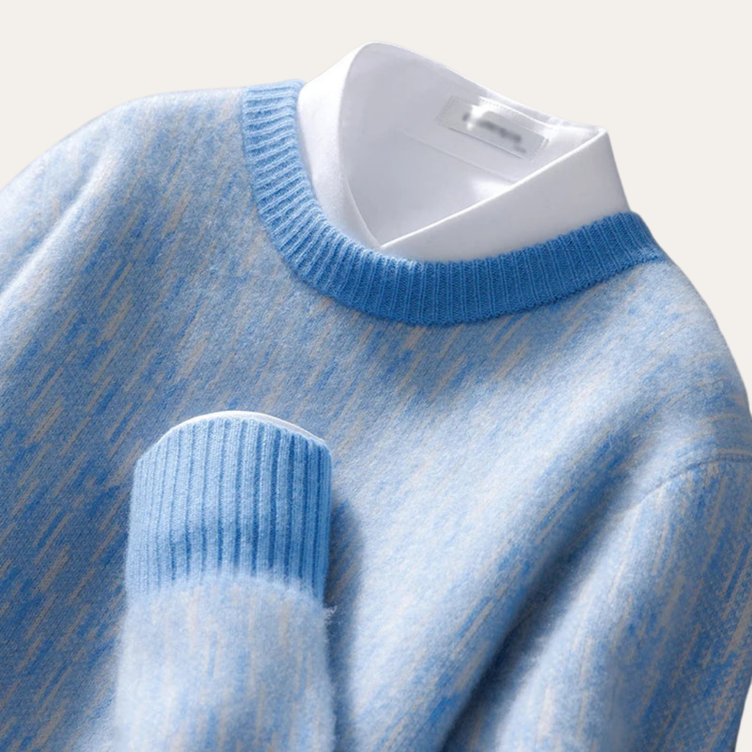 Herren Kaschmir Pullover Rundhals Strick | Vestea