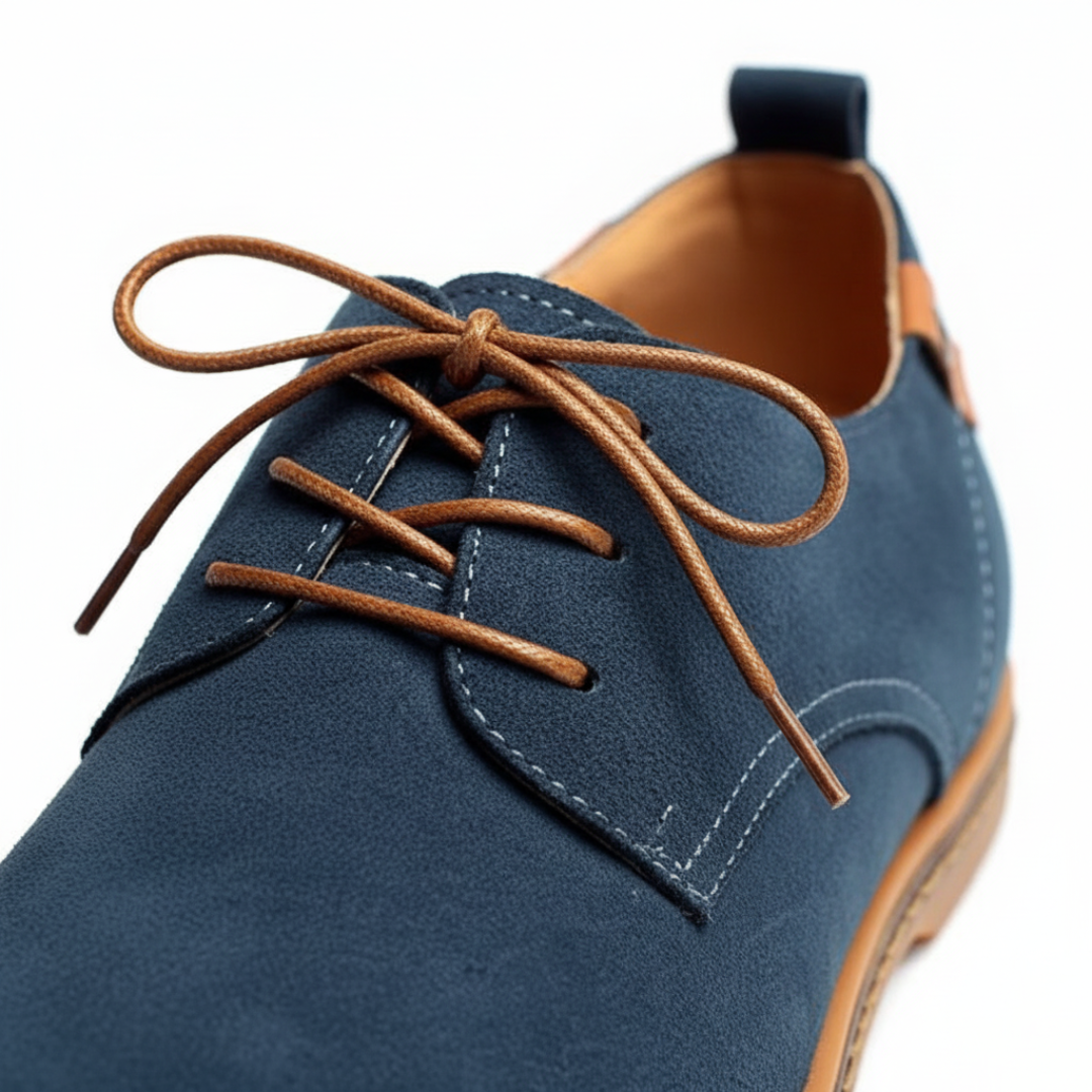 Herren Schnürschuhe mit brauner Sohle | Vestea