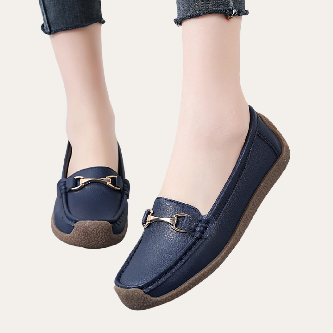 Orthopädische Damen Mokassin Slipper Schuhe Freizeit | Vestea