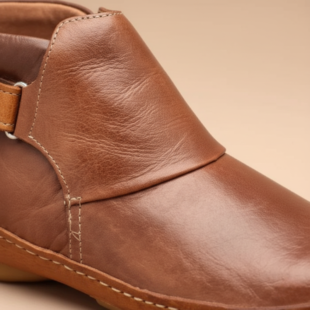 Damen Kunstleder Stiefeletten Komfort Schuhe | Vestea