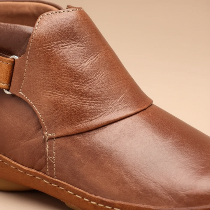 Damen Kunstleder Stiefeletten Komfort Schuhe | Vestea