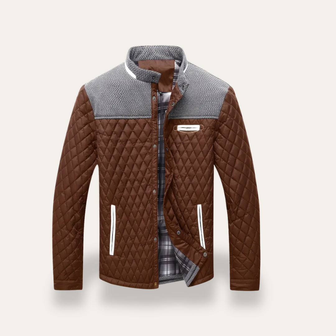Herren Steppjacke Übergangsjacke Mehrfarbig | Vestea