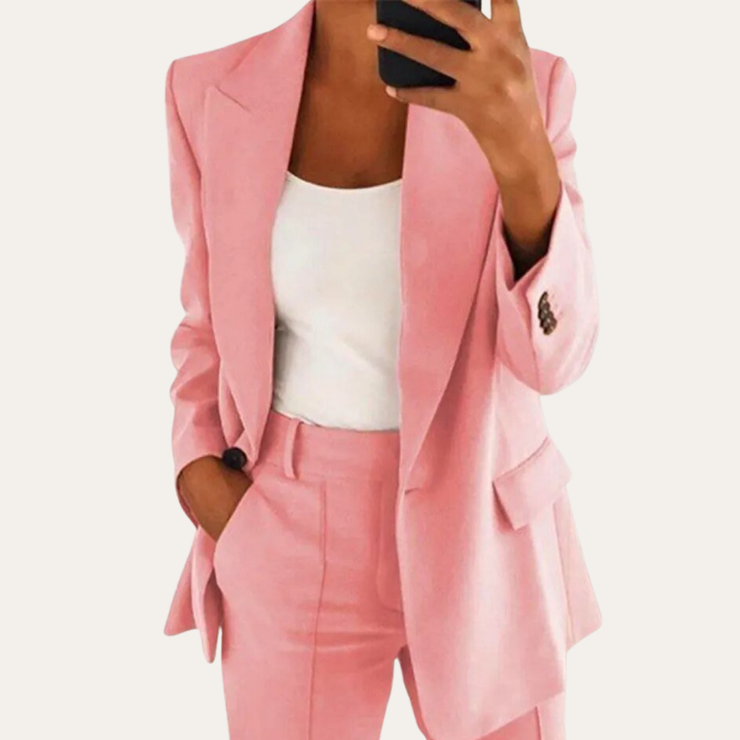 Damen Blazer und Hose Business Anzug Wollmix | Vestea