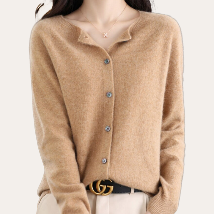 Damen Kaschmir Cardigan – Eleganter Strickpullover Frauen |  Vestea