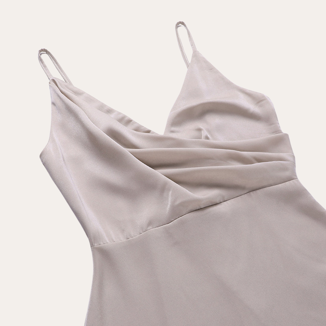 Vestea | Damen Satin Abendkleid