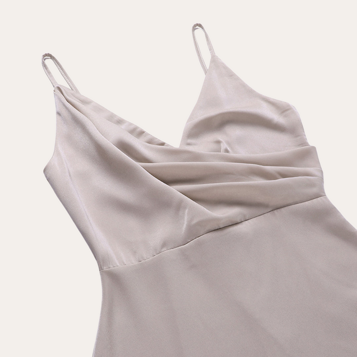 Vestea | Damen Satin Abendkleid