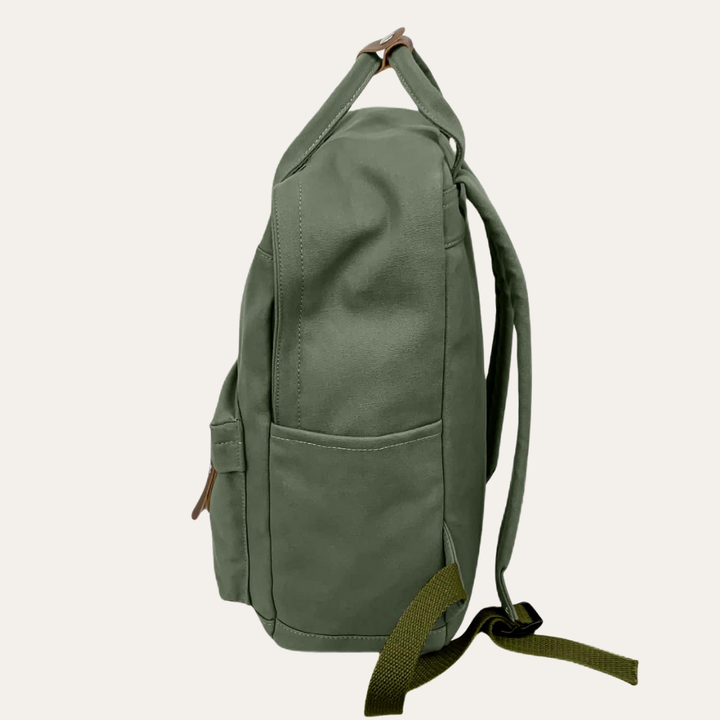 Damen Canvas Rucksack Lässiger Uni-Schulrucksack | Vestea