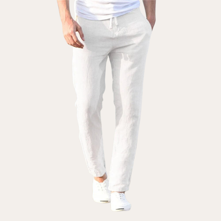 Herren Leinenhose Atmungsaktive Streetwear für Männer, Bequeme Passform | Vestea