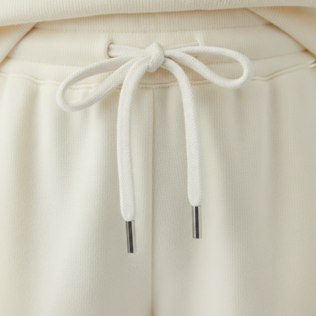 Conjunto de descanso Sudadera con capucha Pantalones de pierna recta Ajuste holgado para mujer
