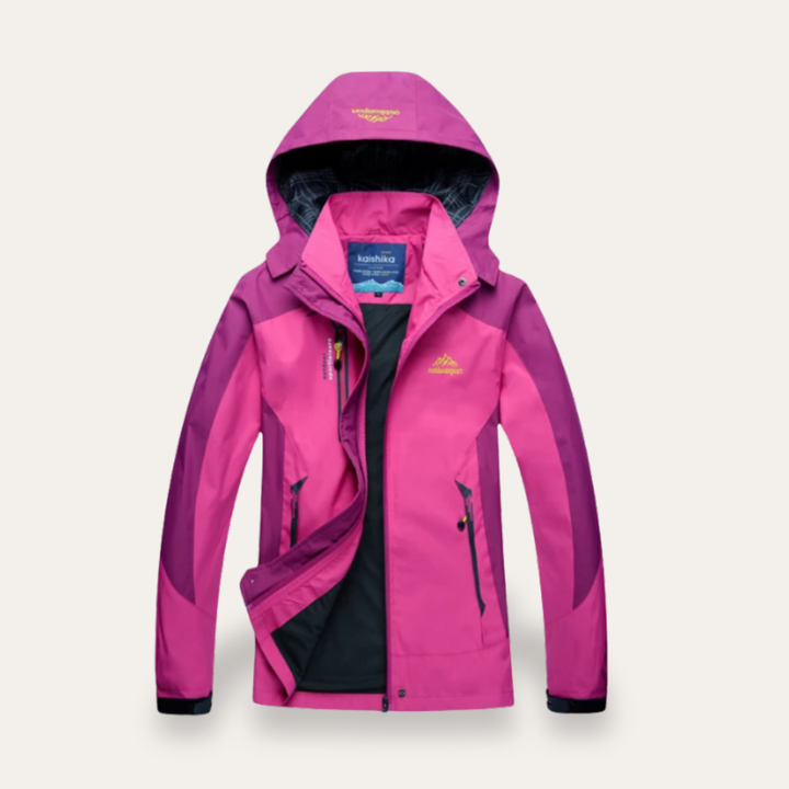 Damen Outdoorjacke Wasserdicht Winddicht Kapuze Softshell | Vestea