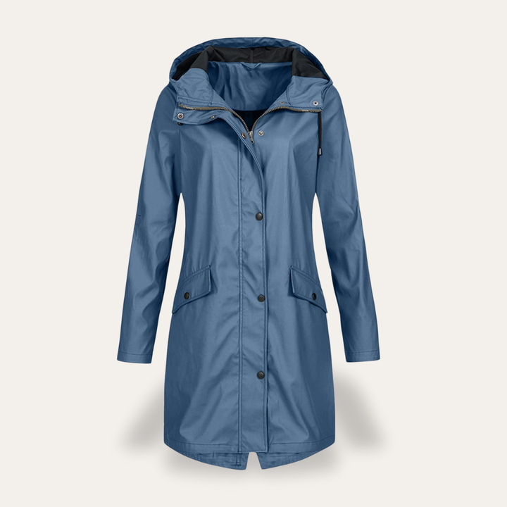 Damen Parka Übergangsjacke mit Kapuze Wasserdicht | Vestea