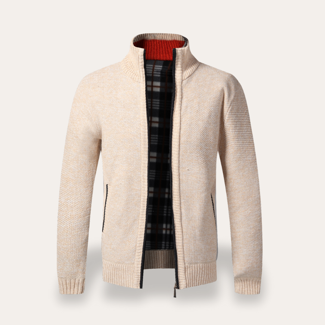 Herren Strickjacke mit Reißverschluss Freizeit | Vestea