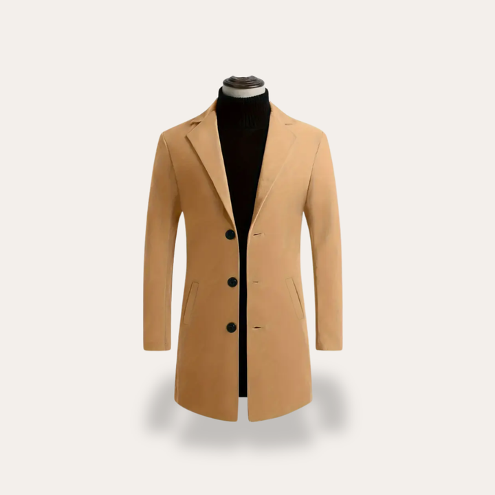 Herren Wollmantel Slim Fit | Vestea