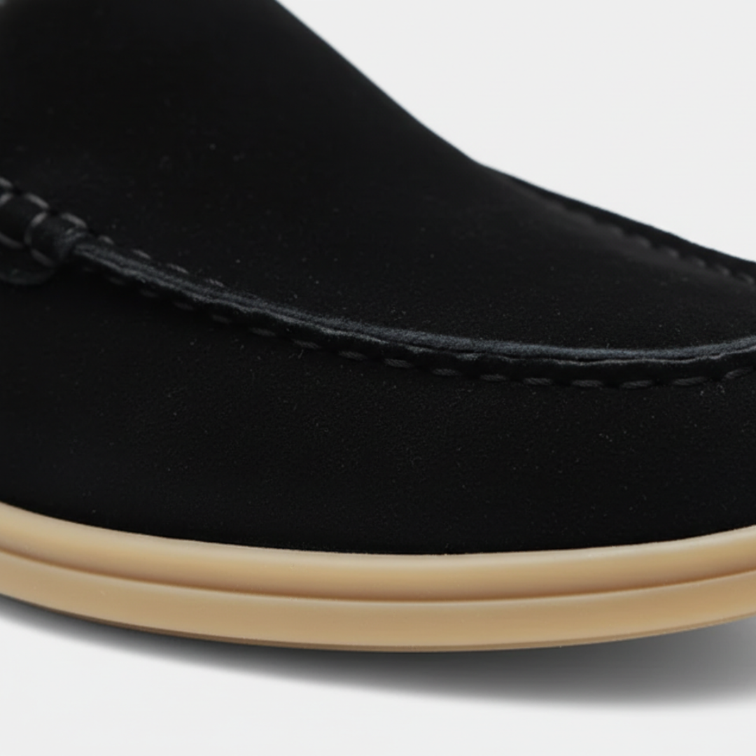 Men Orthopedic Synthetic Suede Slip-On Loafers