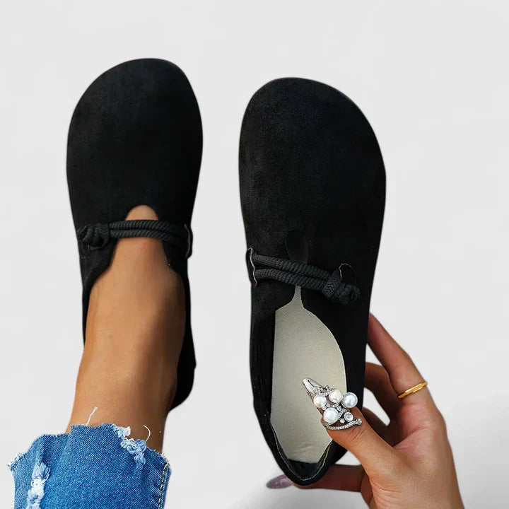 Mocasines para hombre de cuero con plantilla ortopédica cómoda casual