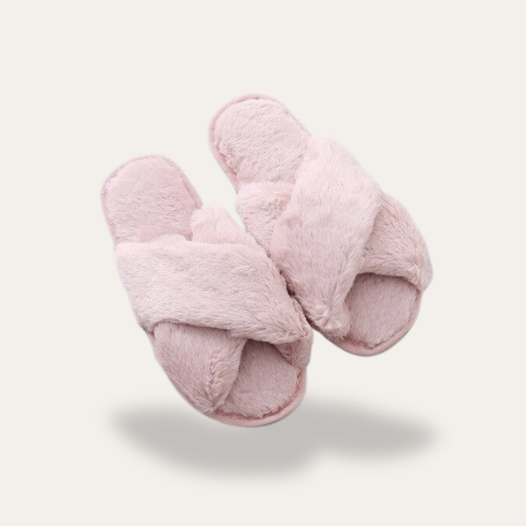 Orthopädische Damen Hausschuhe mit Kreuzband Design | Vestea