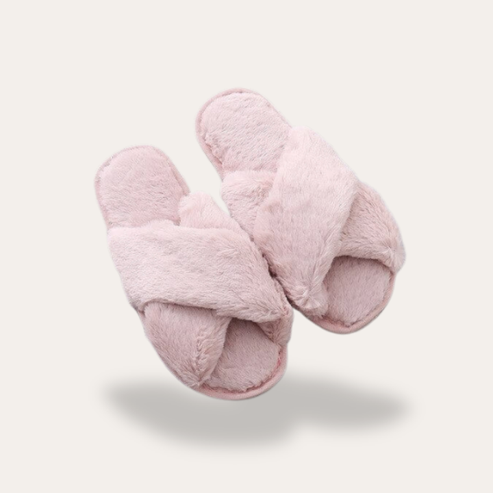 Orthopädische Damen Hausschuhe mit Kreuzband Design | Vestea