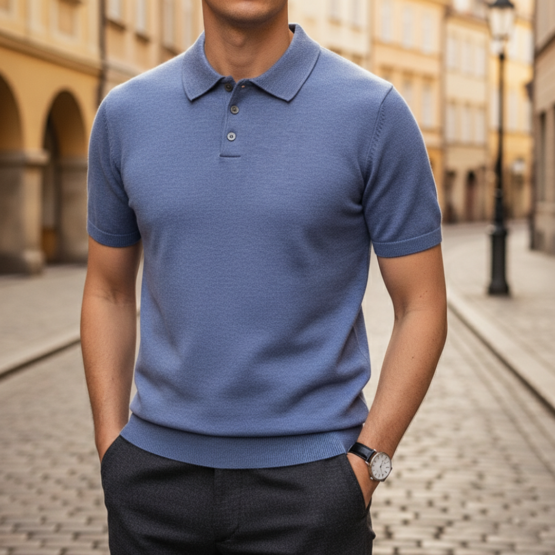 Men’s Knit Polo Shirt