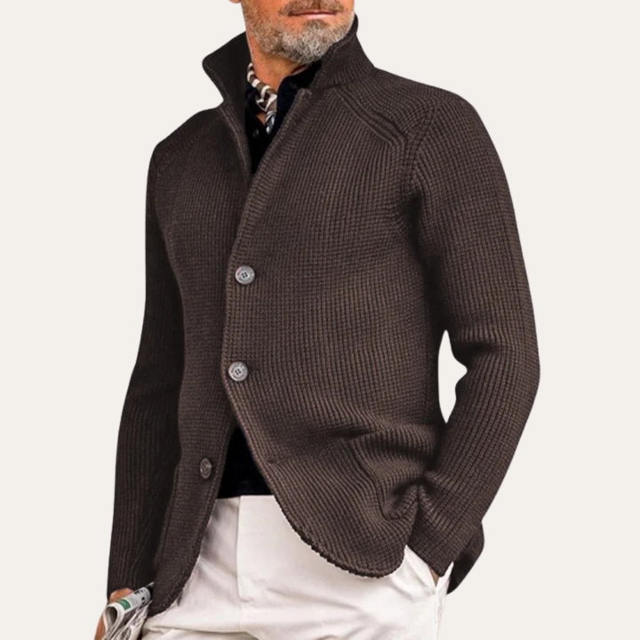 Herren Strickjacke mit Knopfleiste | Vestea