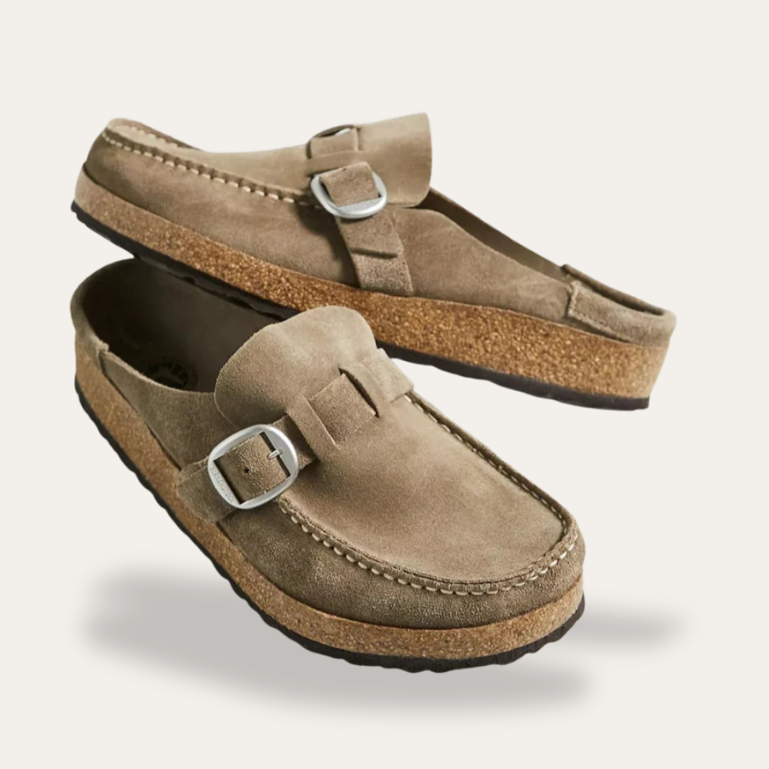 Orthopädische Mules mit Korksohle  für Damen | Vestea