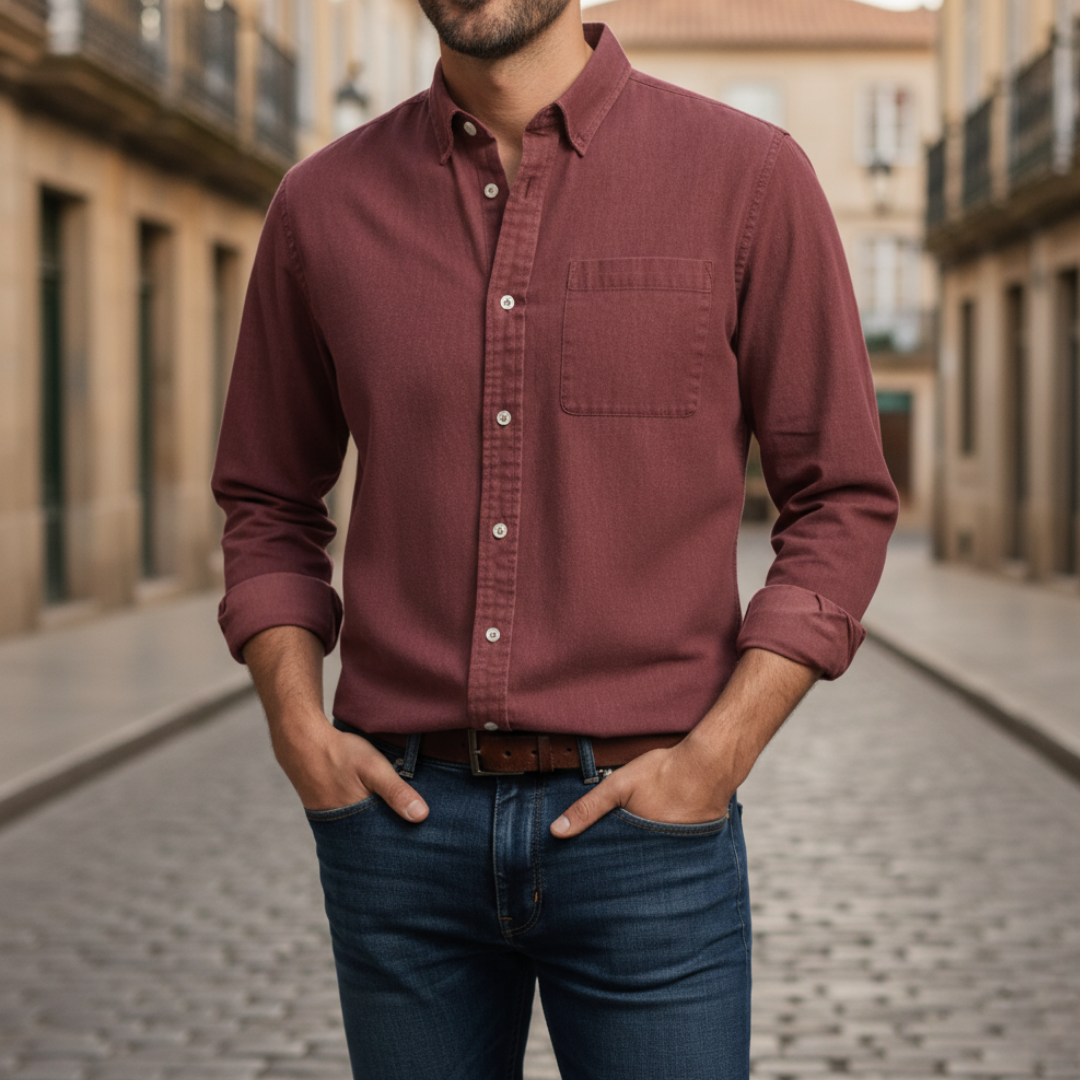 Herren Casual Hemd Langarm | Vestea