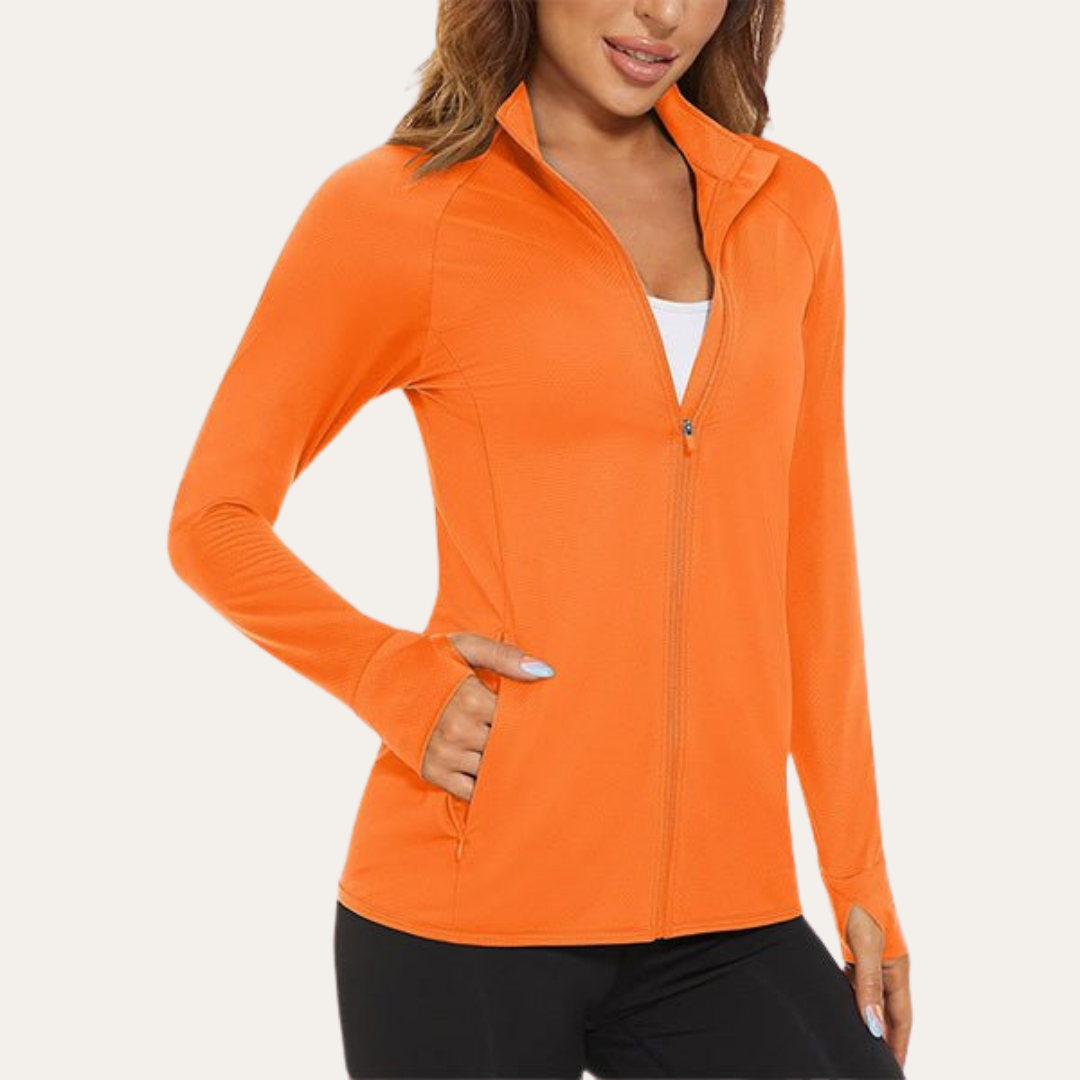 Leichte UV-Schutzjacke für Damen mit Langarm | Vestea