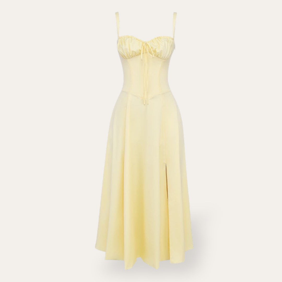 Damen Midi Kleid aus Viskose | Vestea
