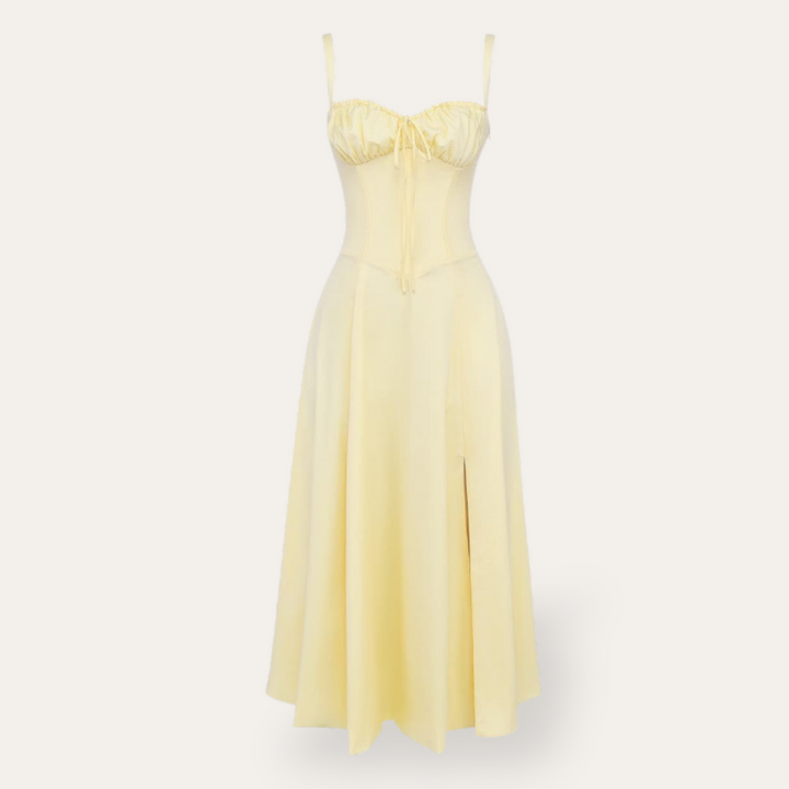 Damen Midi Kleid aus Viskose | Vestea