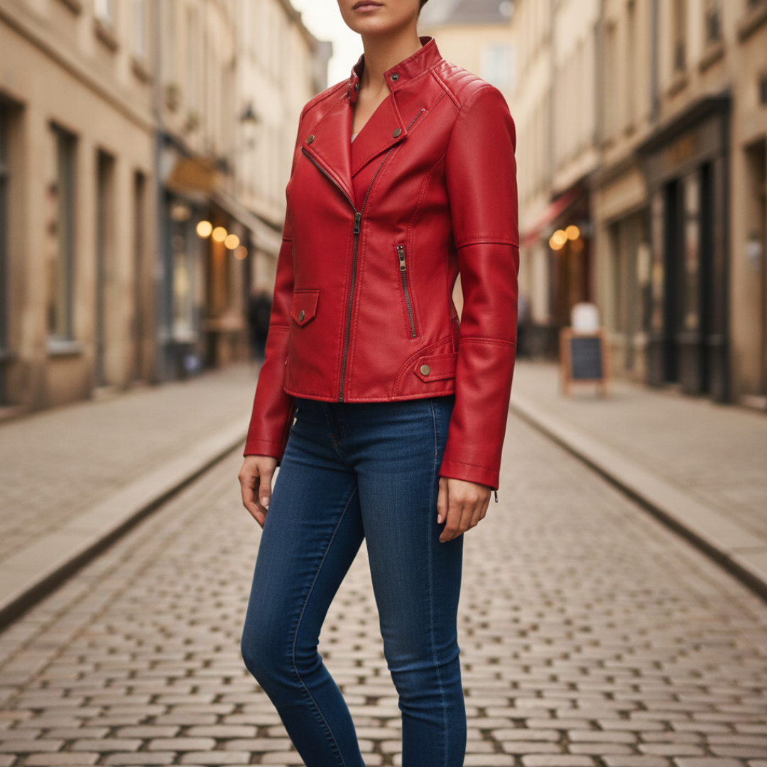 Damen Bikerjacke Kurz | Vestea