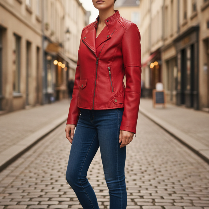 Damen Bikerjacke Kurz | Vestea