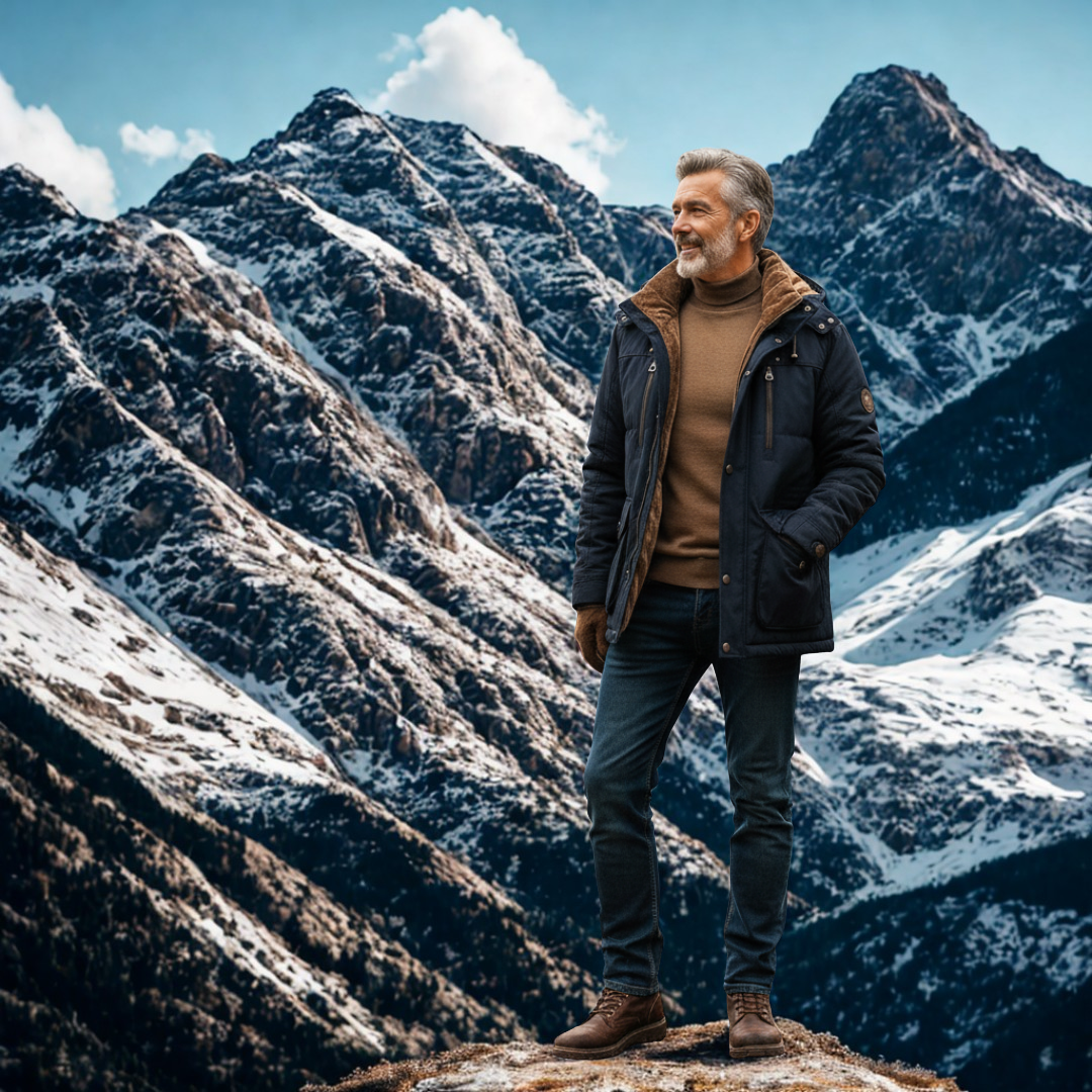 Herren Winterjacke mit Fleece-Futter | Vestea