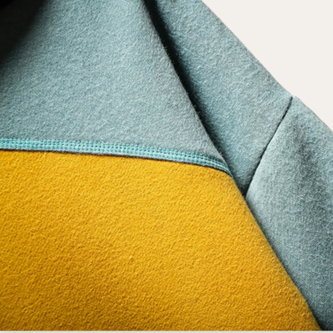 Herren Patchwork Kapuzenpullover | Vestea