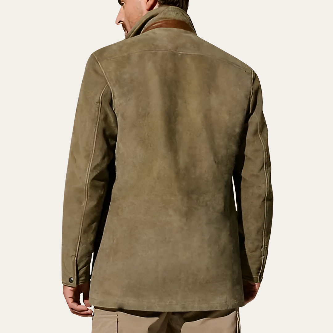 Herren Wildleder-Blazer-Jacke | Vestea