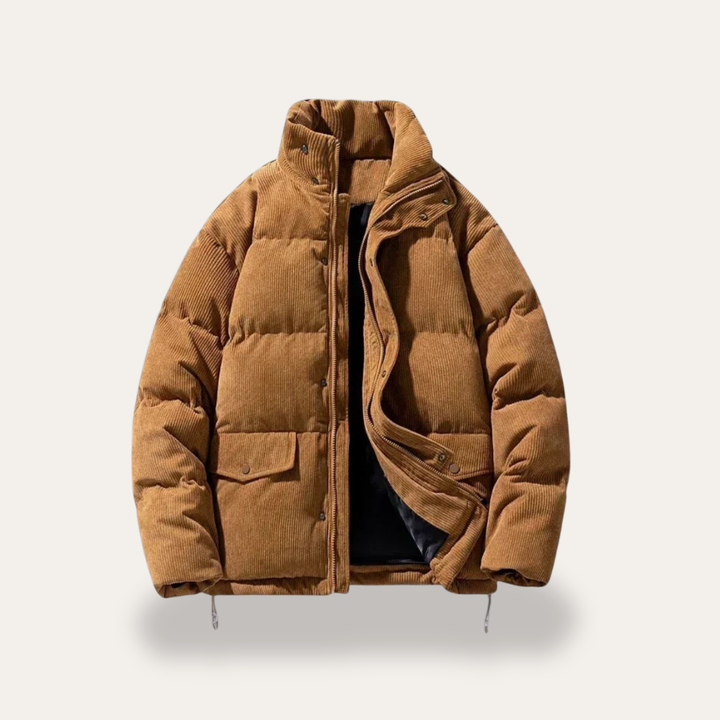 Herren Steppjacke aus Cord für Frühling und Herbst | Vestea