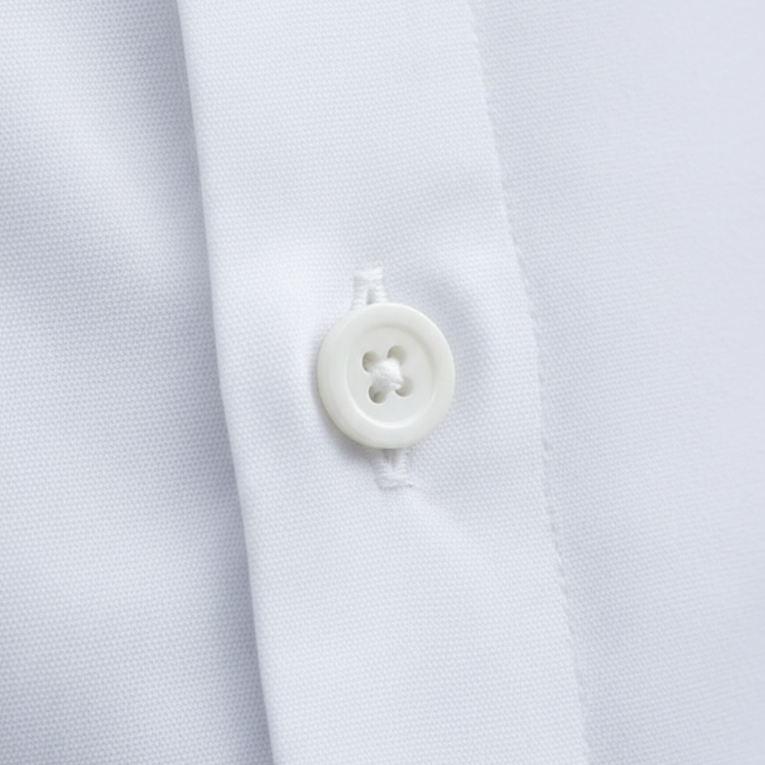 Chemise à boutons manches longues coupe ajustée élastique pour homme