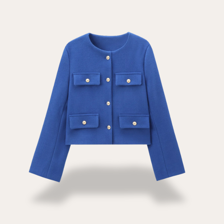 Damen Kurzjacke mit Taschen | Vestea
