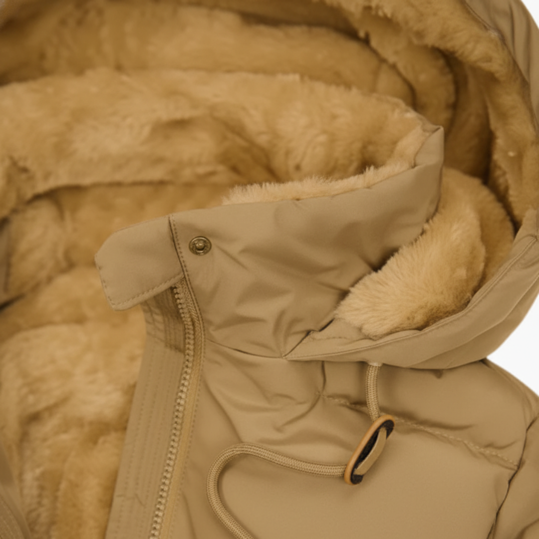 Women's Winter Coat Polyester Warm | Vestea