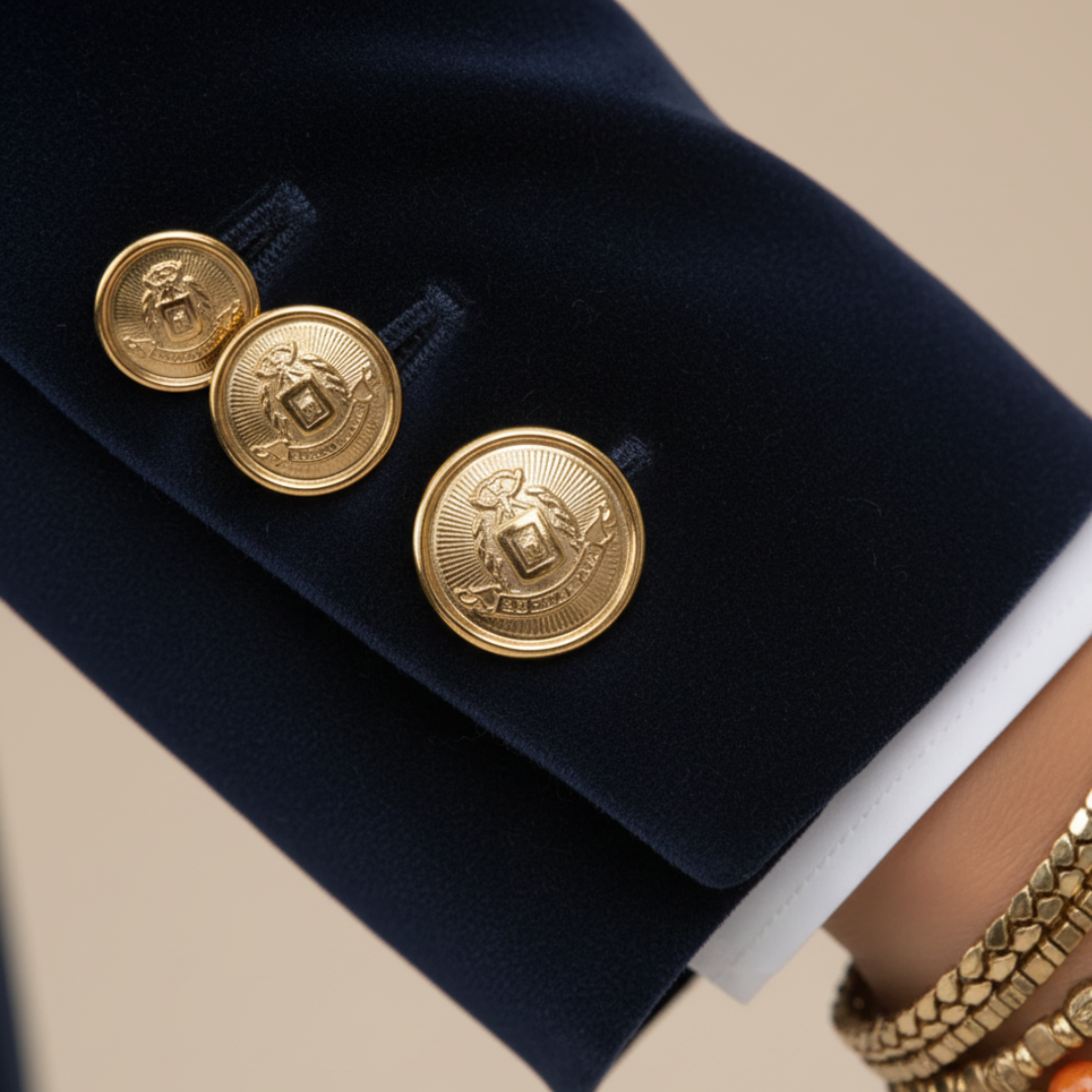 Samtblazer für Damen im klassischen Schnitt für Herbst/Winter | Vestea