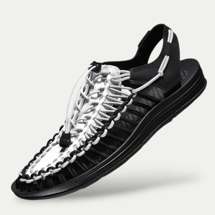 Herren Orthopädische Leder Sandalen Sommer Freizeit Atmungsaktiv | Vestea