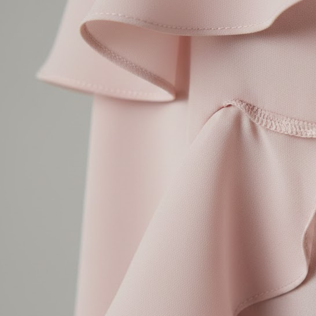 Women Blush Satin Maxi Dress Cowl Neck High Low Hem