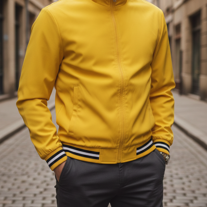 Herren Bomberjacke mit Reißverschluss sportliche Jacke | Vestea