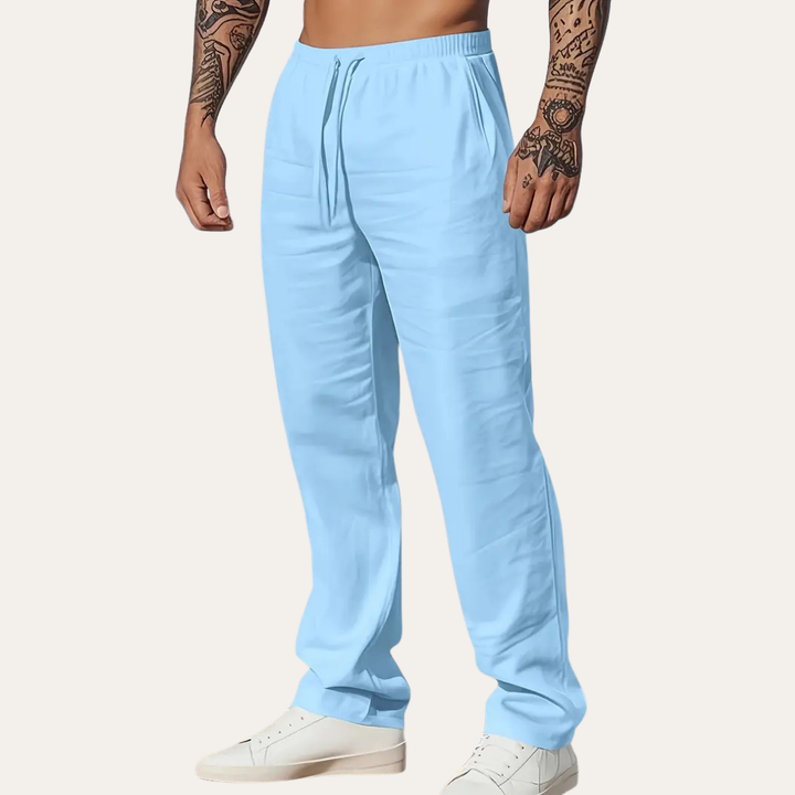 Herren Leinenhose, Atmungsaktive, bequeme Sommerhose | Vestea