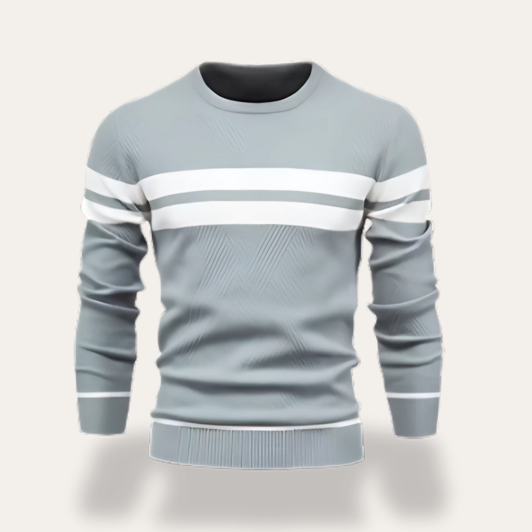 Herren Pullover Rundhals Strick Sweatshirt | Vestea