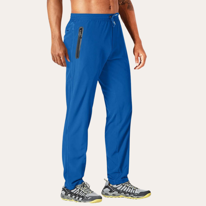 Herren Sporthose mit Reißverschluss-Taschen atmungsaktiv leicht Training | Vestea