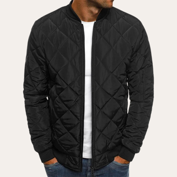 Herren Steppjacke Bomberjacke Leichtjacke Übergangsjacke Reißverschluss | Vestea